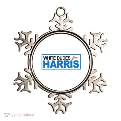 White Dudes For Kamala Harris Ornament
