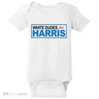 White Dudes For Kamala Harris Baby Bodysuit thumb 0