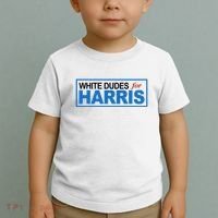 White Dudes For Kamala Harris Toddler T-Shirt thumb 2