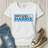 White Dudes For Kamala Harris Women's T-Shirt thumb 3