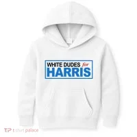 White Dudes For Kamala Harris Kids Hoodie thumb 0