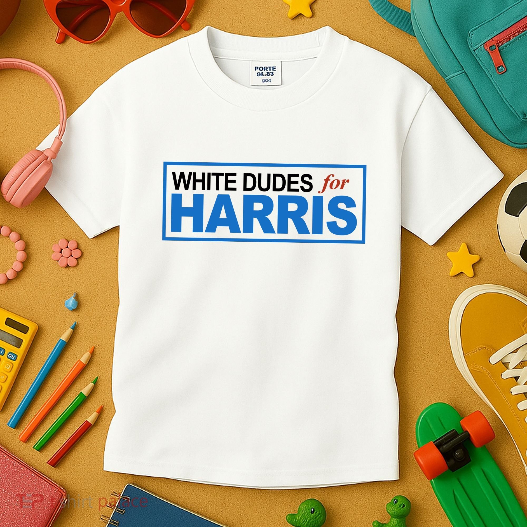 White Dudes For Kamala Harris Kids T-Shirt
