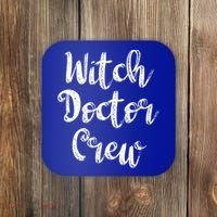 Witch Doctor Funny Halloween Party Meaningful Gift Coaster thumb 0