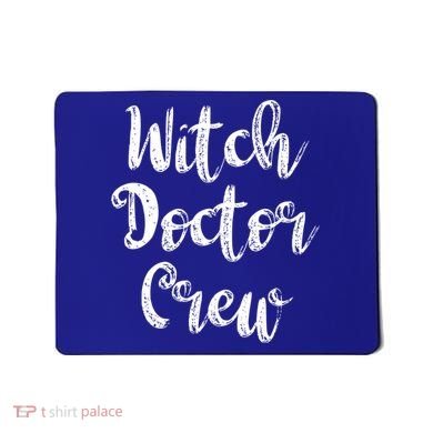 Witch Doctor Funny Halloween Party Meaningful Gift Mousepad