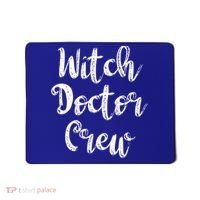 Witch Doctor Funny Halloween Party Meaningful Gift Mousepad thumb 0