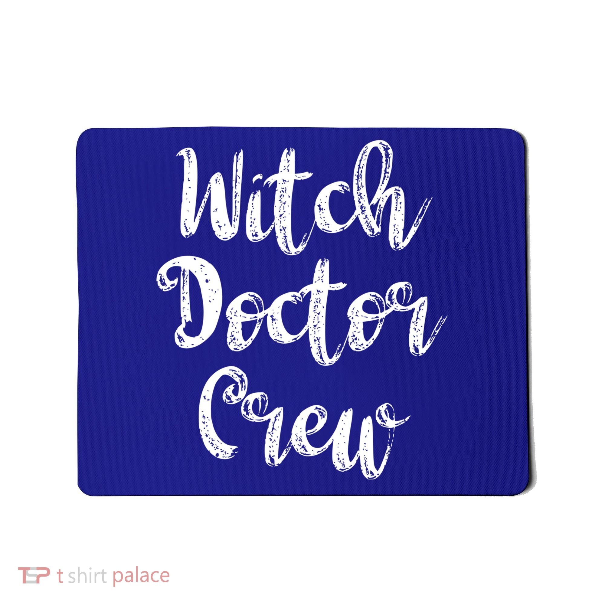 Witch Doctor Funny Halloween Party Meaningful Gift Mousepad