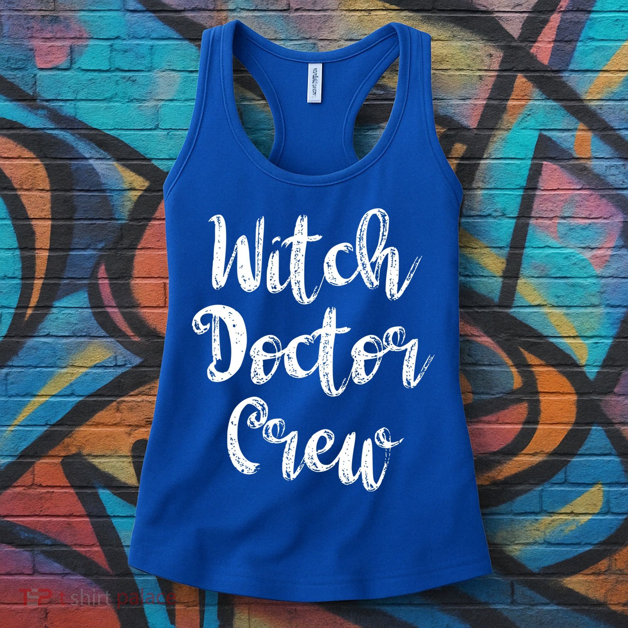 Witch Doctor Funny Halloween Party Meaningful Gift Women's Tank Top