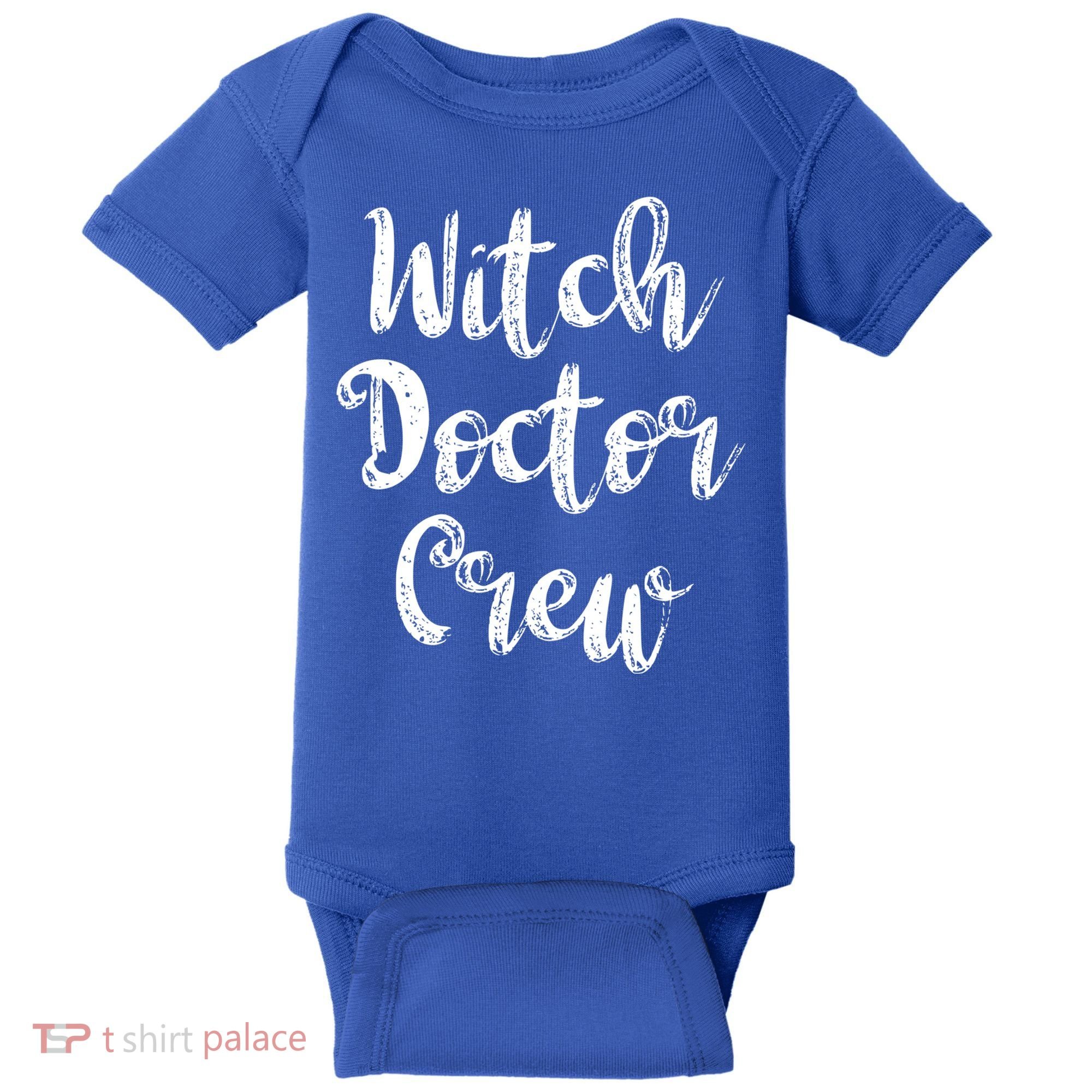 Witch Doctor Funny Halloween Party Meaningful Gift Baby Bodysuit