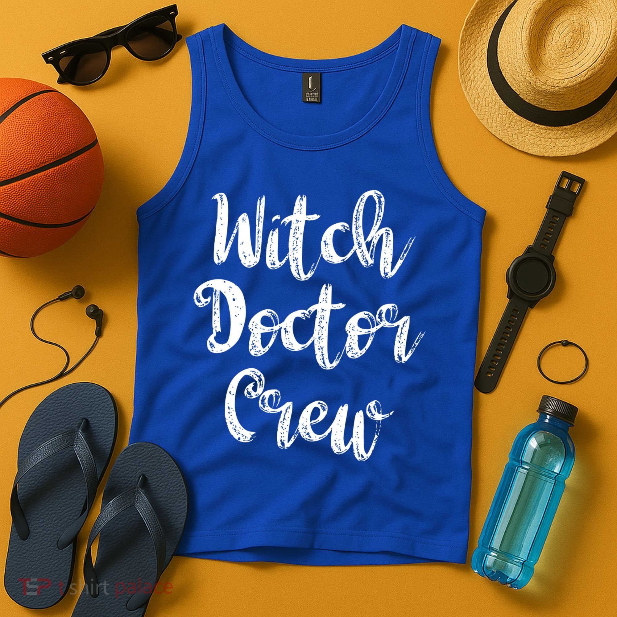 Witch Doctor Funny Halloween Party Meaningful Gift Tank Top