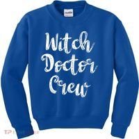 Witch Doctor Funny Halloween Party Meaningful Gift Kids Sweatshirt thumb 0
