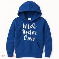 Witch Doctor Funny Halloween Party Meaningful Gift Kids Hoodie thumb 0