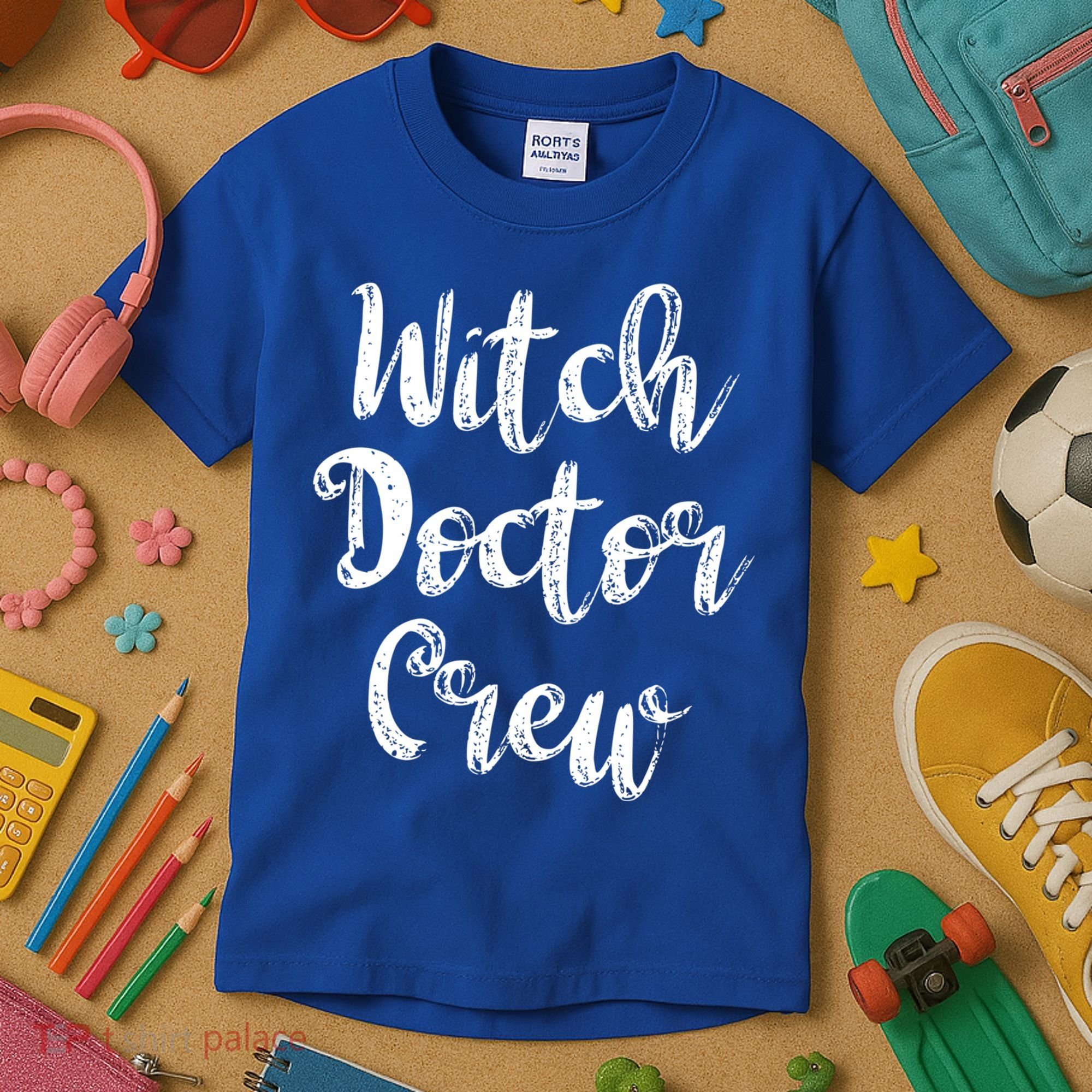 Witch Doctor Funny Halloween Party Meaningful Gift Kids T-Shirt