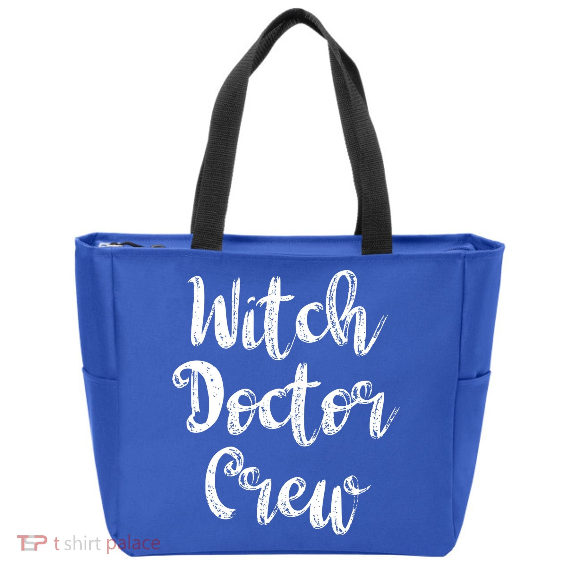 Witch Doctor Funny Halloween Party Meaningful Gift Tote Bag