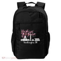 Washington Dc Funny Gift Cherry Blossoms Memorial Monut Meaningful Gift Backpack thumb 0