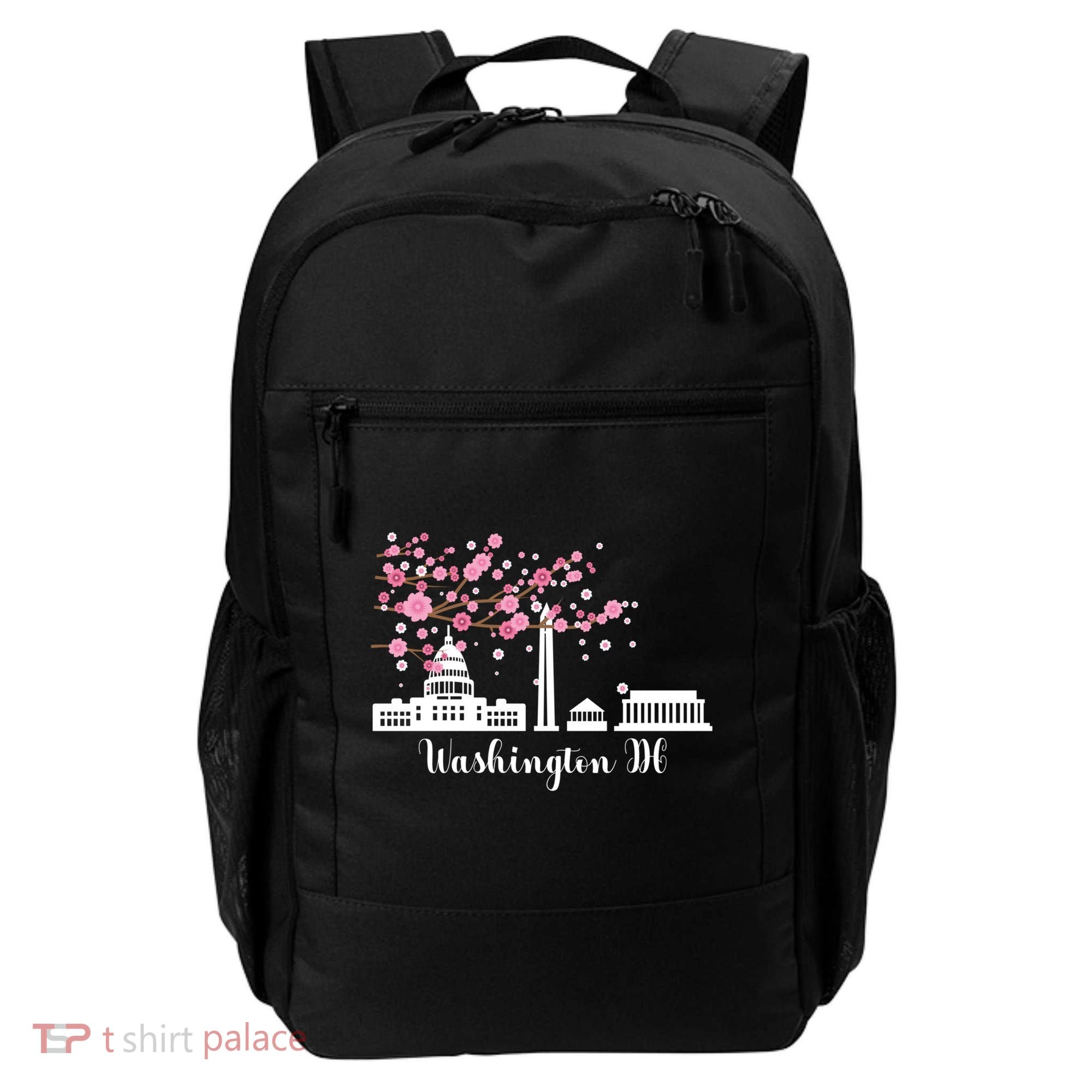 Washington Dc Funny Gift Cherry Blossoms Memorial Monut Meaningful Gift Backpack
