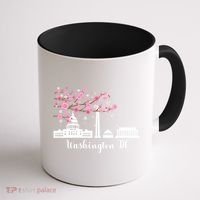 Washington Dc Funny Gift Cherry Blossoms Memorial Monut Meaningful Gift Coffee Mug thumb 1