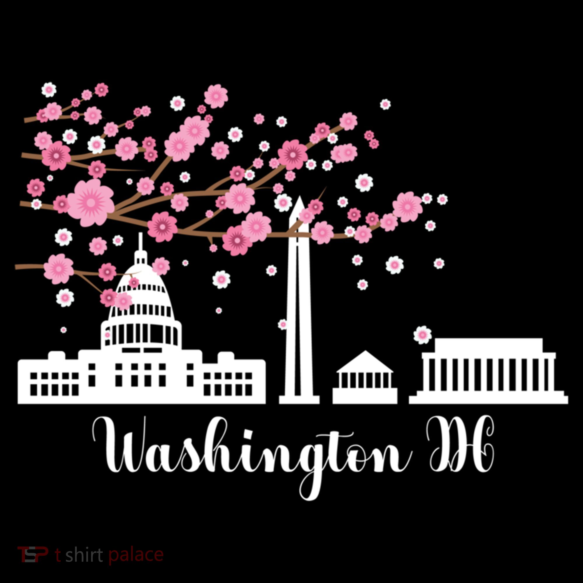 Washington Dc Funny Gift Cherry Blossoms Memorial Monut Meaningful Gift Coffee Mug