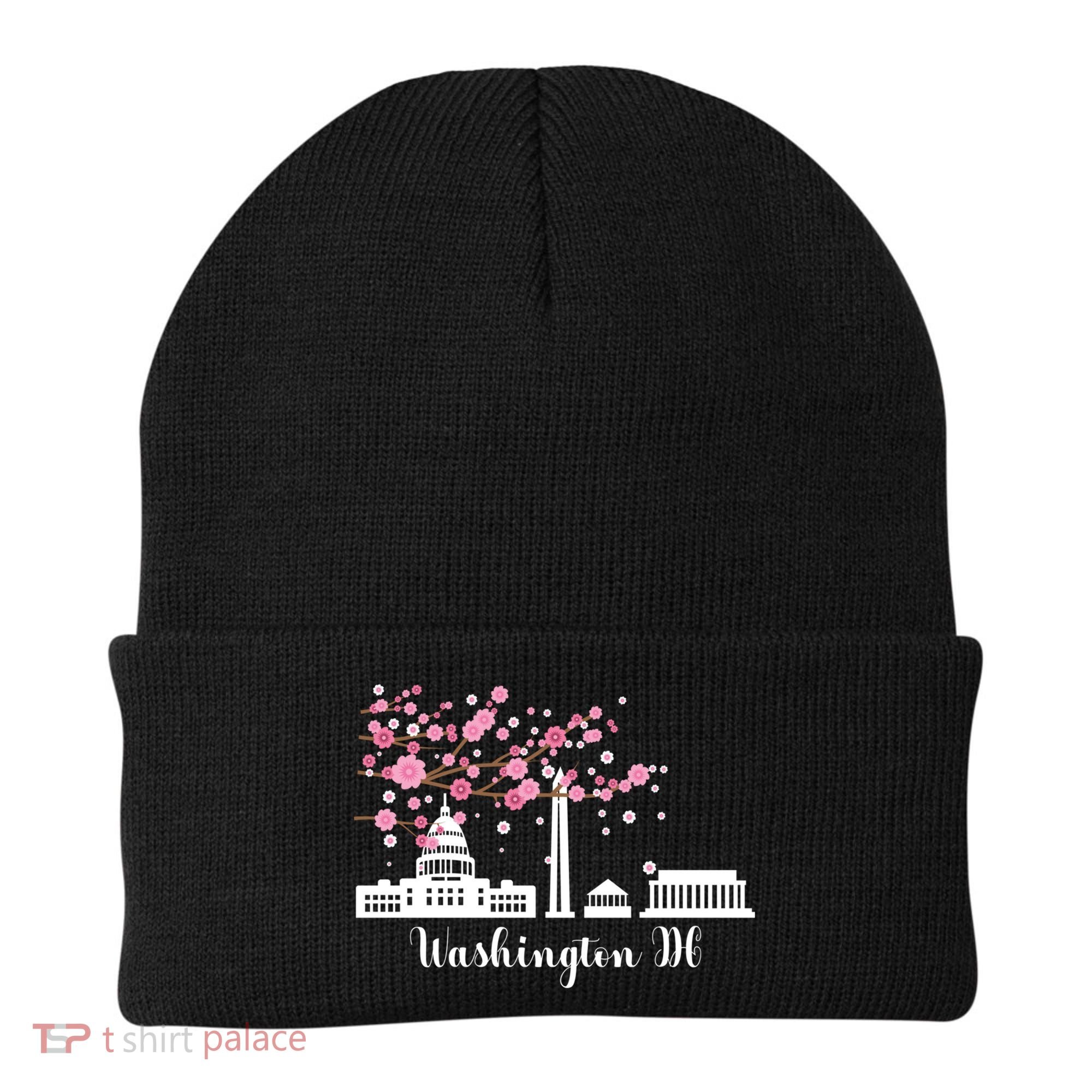 Washington Dc Funny Gift Cherry Blossoms Memorial Monut Meaningful Gift Beanie