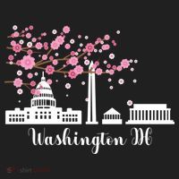 Washington Dc Funny Gift Cherry Blossoms Memorial Monut Meaningful Gift Hat thumb 2