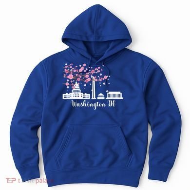 Washington Dc Funny Gift Cherry Blossoms Memorial Monut Meaningful Gift Hoodie
