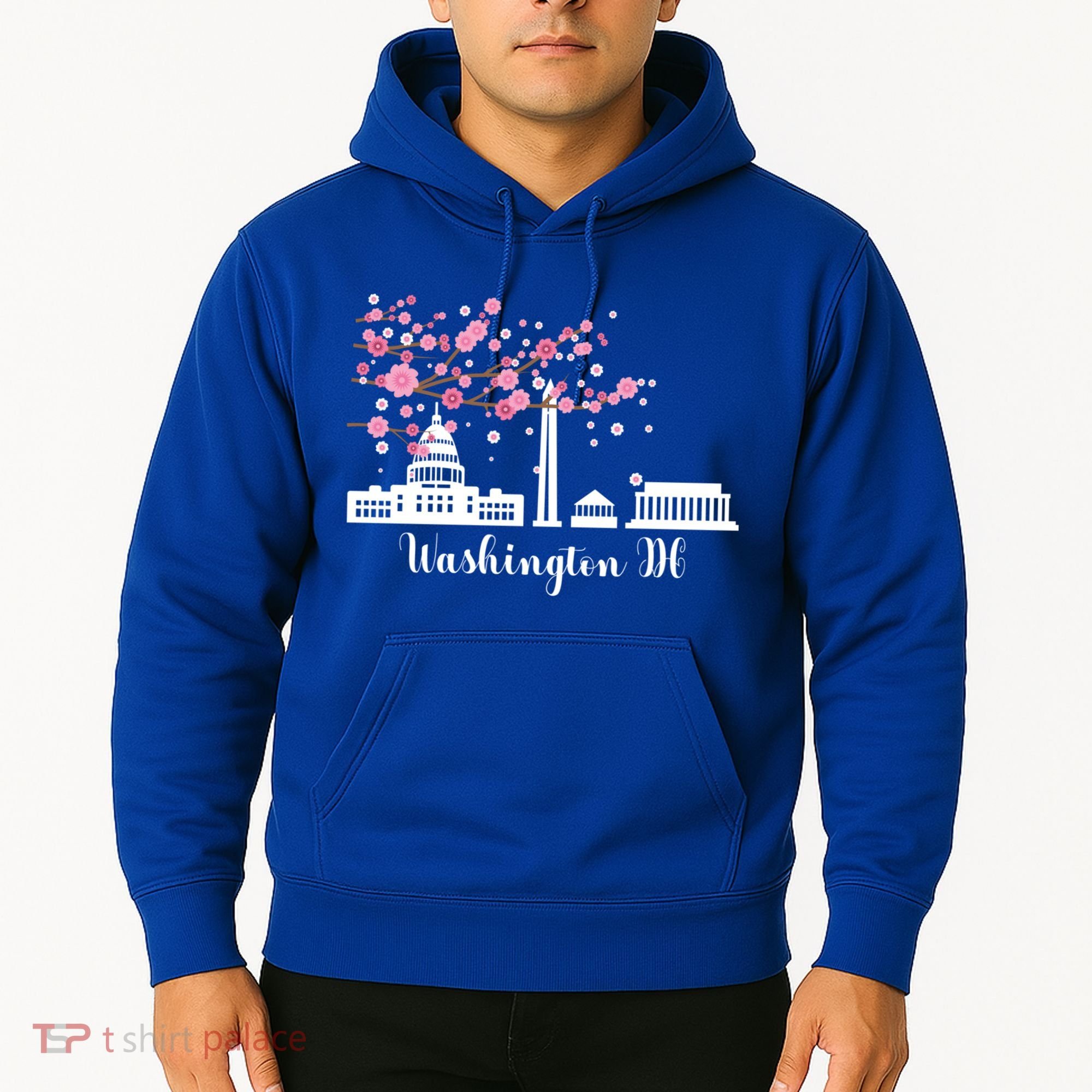 Washington Dc Funny Gift Cherry Blossoms Memorial Monut Meaningful Gift Hoodie