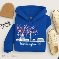Washington Dc Funny Gift Cherry Blossoms Memorial Monut Meaningful Gift Hoodie thumb 4