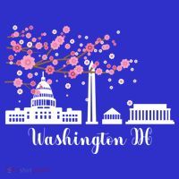 Washington Dc Funny Gift Cherry Blossoms Memorial Monut Meaningful Gift Sweatshirt thumb 3