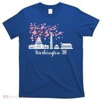 Washington Dc Funny Gift Cherry Blossoms Memorial Monut Meaningful Gift T-Shirt thumb 0