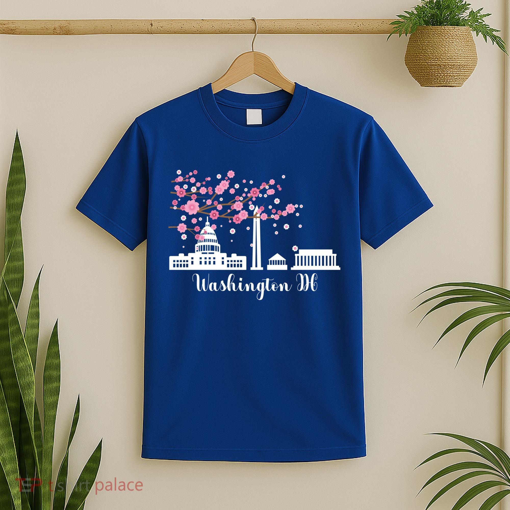Washington Dc Funny Gift Cherry Blossoms Memorial Monut Meaningful Gift T-Shirt