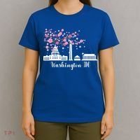 Washington Dc Funny Gift Cherry Blossoms Memorial Monut Meaningful Gift T-Shirt thumb 4