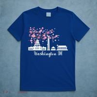 Washington Dc Funny Gift Cherry Blossoms Memorial Monut Meaningful Gift T-Shirt thumb 5