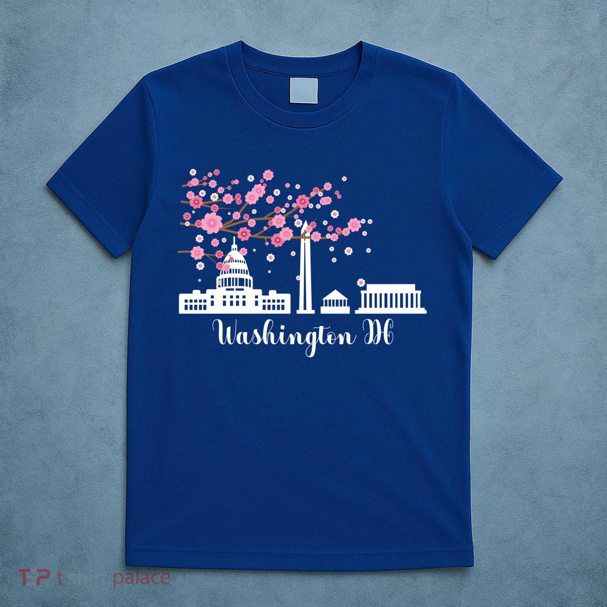 Washington Dc Funny Gift Cherry Blossoms Memorial Monut Meaningful Gift T-Shirt