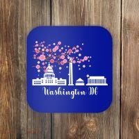 Washington Dc Funny Gift Cherry Blossoms Memorial Monut Meaningful Gift Coaster thumb 0