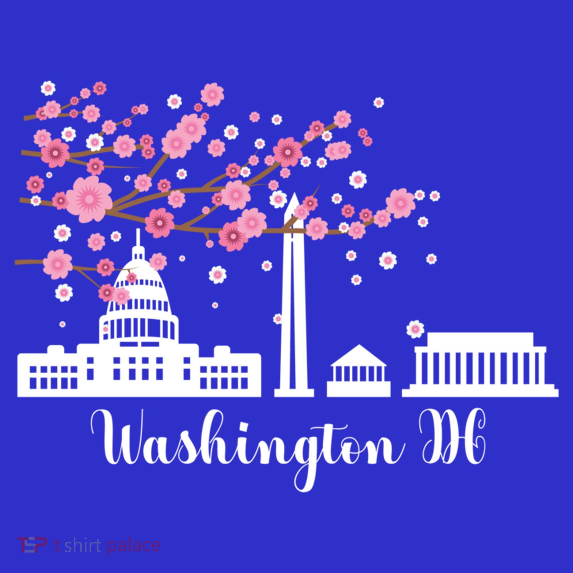 Washington Dc Funny Gift Cherry Blossoms Memorial Monut Meaningful Gift Coaster