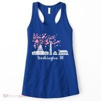 Washington Dc Funny Gift Cherry Blossoms Memorial Monut Meaningful Gift Women's Tank Top thumb 0