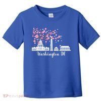 Washington Dc Funny Gift Cherry Blossoms Memorial Monut Meaningful Gift Toddler T-Shirt thumb 0