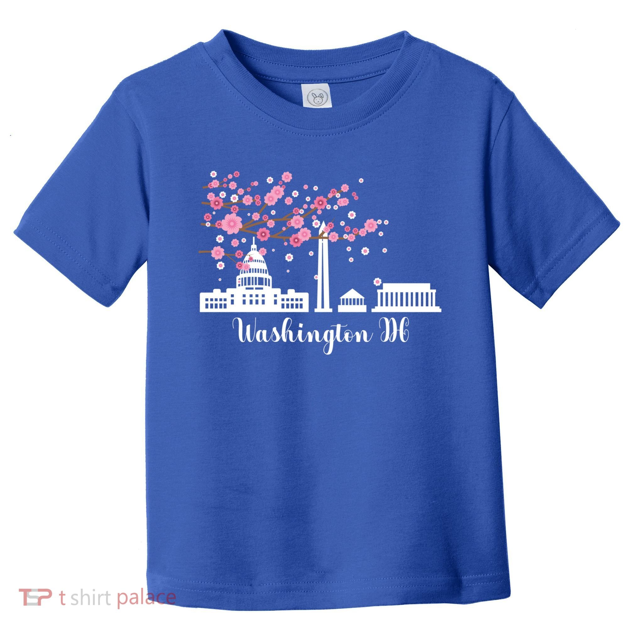 Washington Dc Funny Gift Cherry Blossoms Memorial Monut Meaningful Gift Toddler T-Shirt