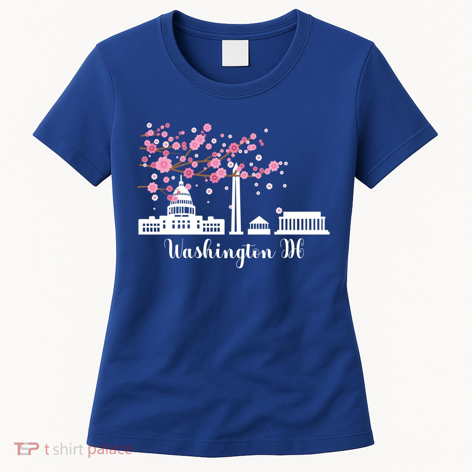 Washington Dc Funny Gift Cherry Blossoms Memorial Monut Meaningful Gift Women's T-Shirt