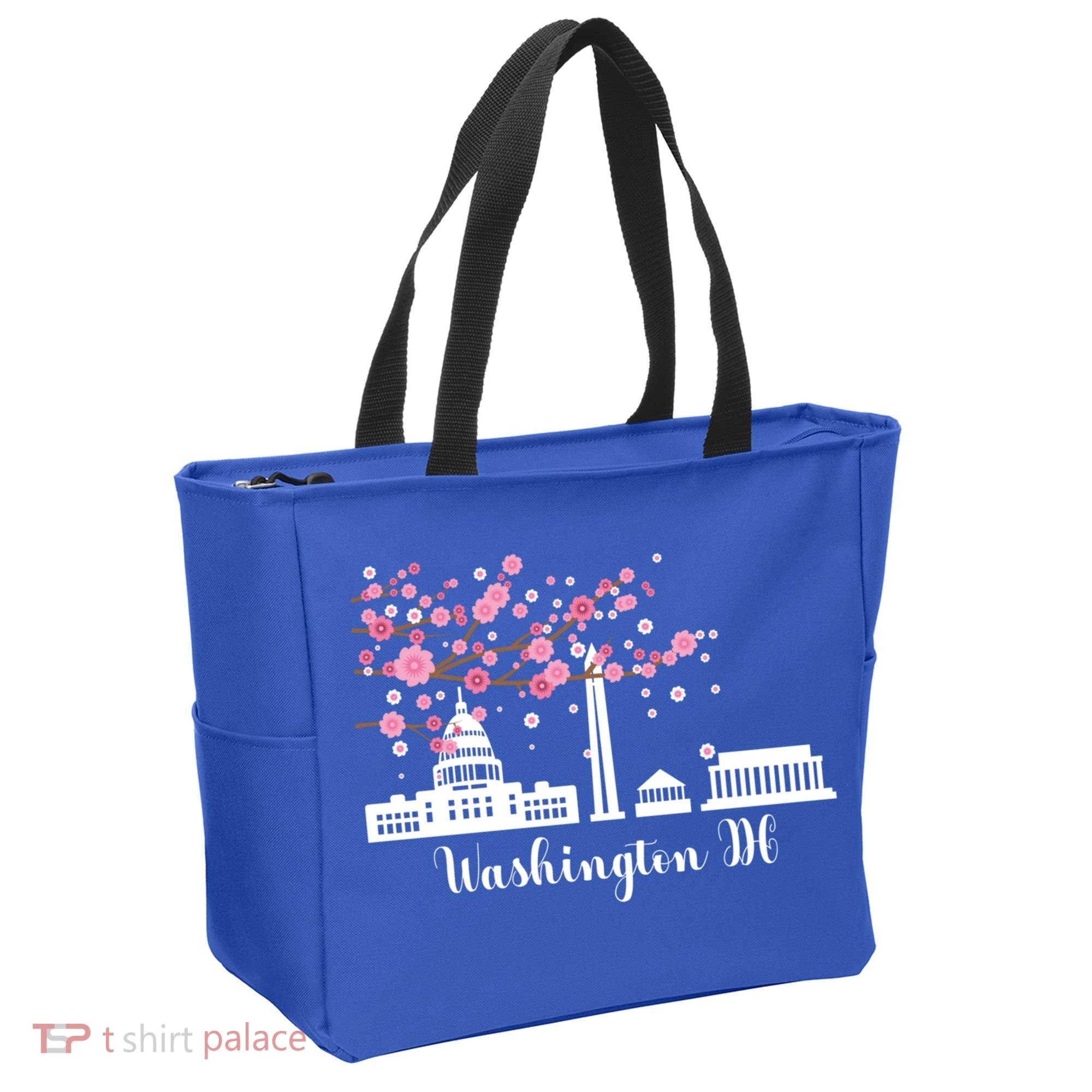 Washington Dc Funny Gift Cherry Blossoms Memorial Monut Meaningful Gift Tote Bag
