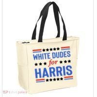 White Dudes For Kamala Harris Tote Bag thumb 2
