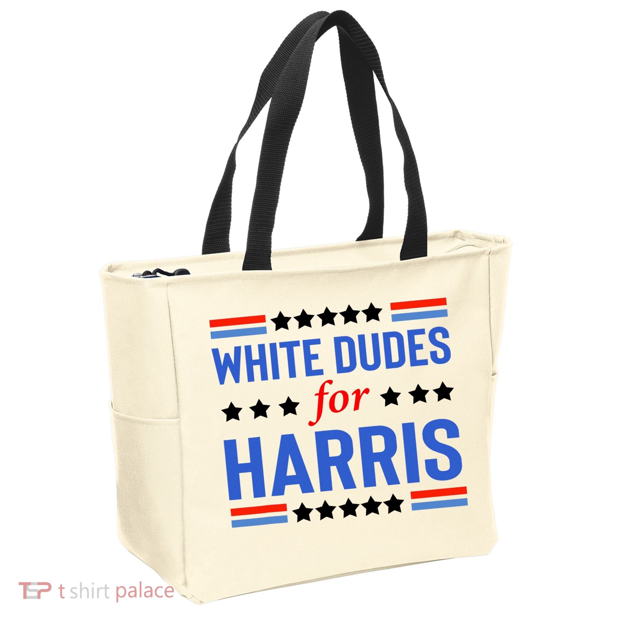 White Dudes For Kamala Harris Tote Bag