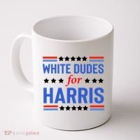 White Dudes For Kamala Harris Coffee Mug thumb 0