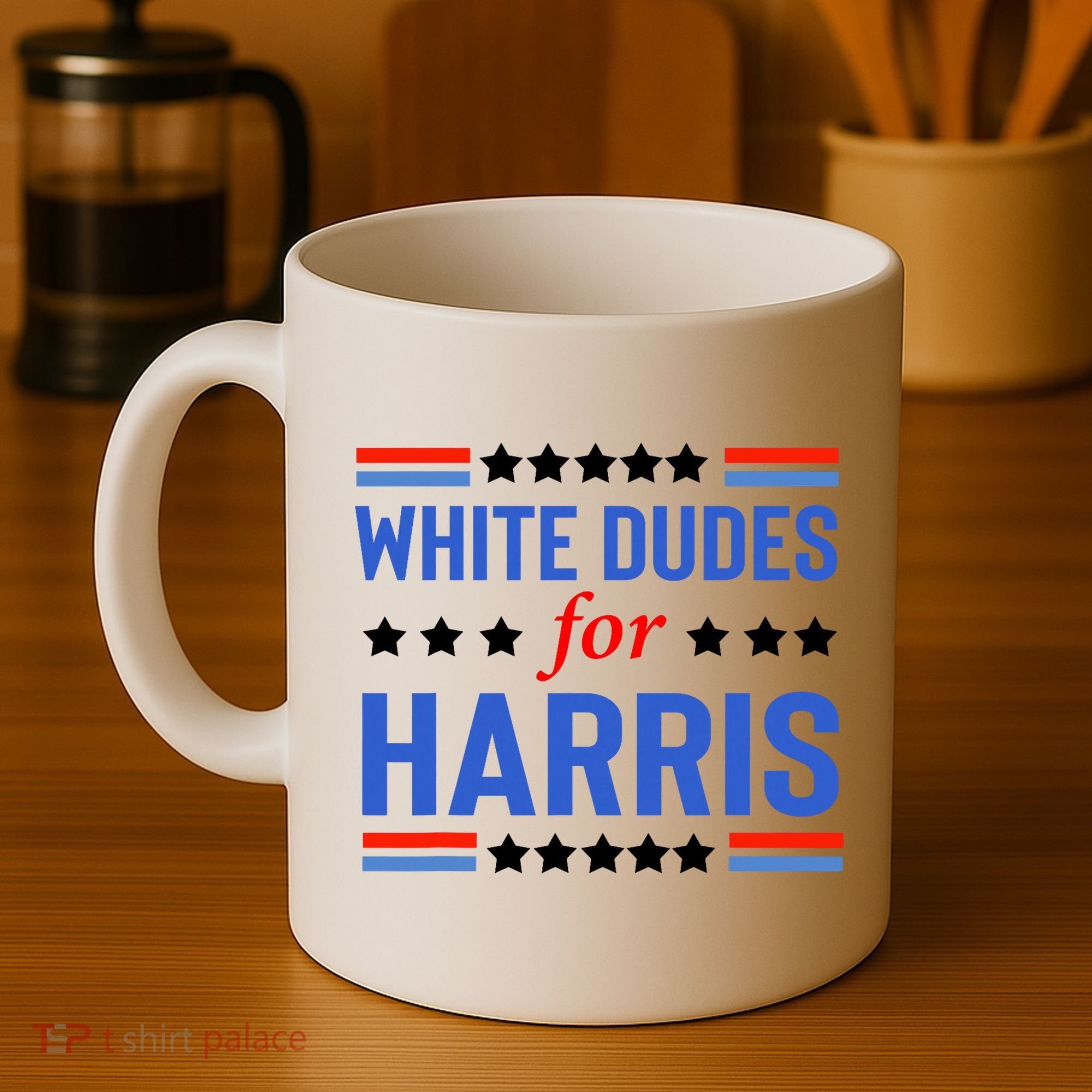 White Dudes For Kamala Harris Coffee Mug