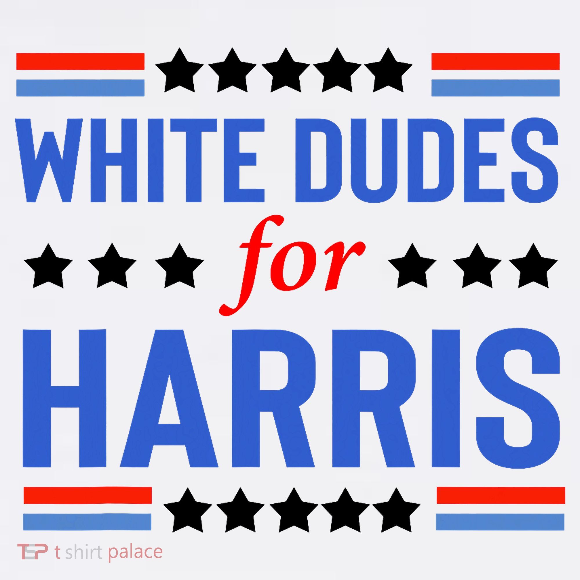 White Dudes For Kamala Harris Pajama Set
