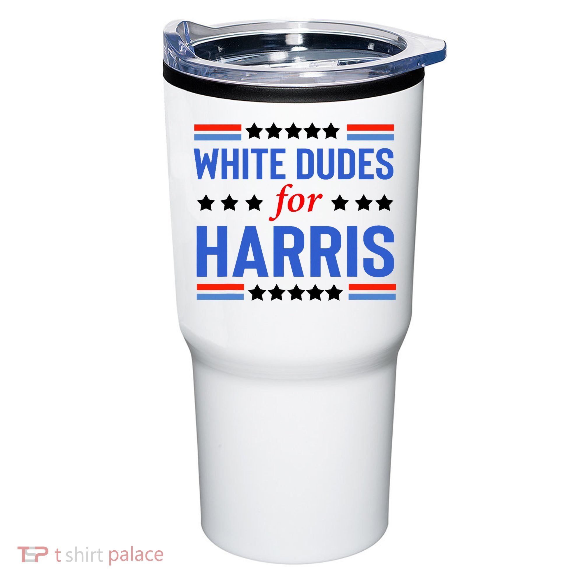 White Dudes For Kamala Harris Tumbler