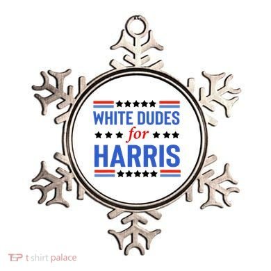 White Dudes For Kamala Harris Ornament