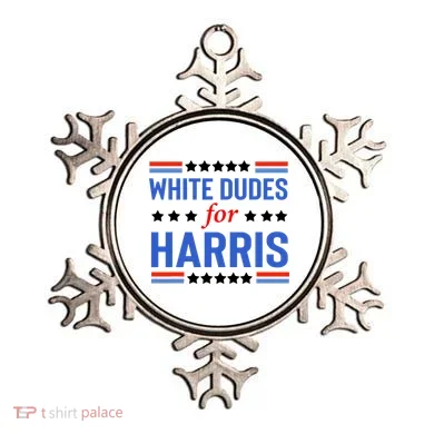 White Dudes For Kamala Harris Ornament