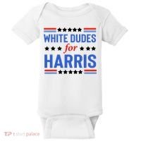 White Dudes For Kamala Harris Baby Bodysuit thumb 0