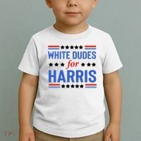 White Dudes For Kamala Harris Toddler T-Shirt thumb 2