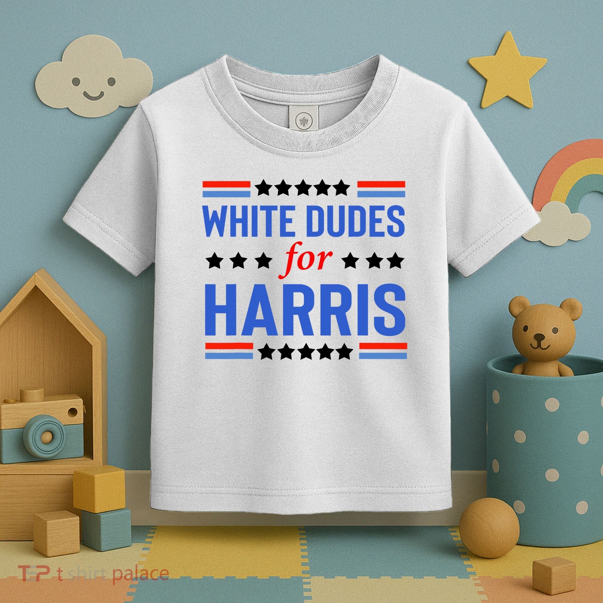 White Dudes For Kamala Harris Toddler T-Shirt